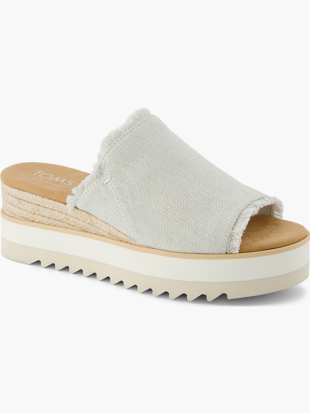 Tom’s Platform Diana Mule Slide Sandals
Brand new in box. 10. Off white color.
